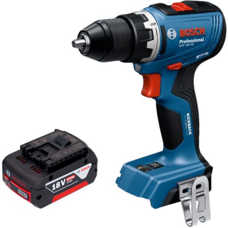 Bosch GSR 18V-65 Professional Akku Bohrschrauber 18 V 63 Nm Brushless + 1x Akku 5,0 Ah - ohne Ladegerät