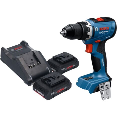 Bosch GSR 18V-65 Professional Akku Bohrschrauber 18 V 63 Nm Brushless + 2x ProCORE Akku 4,0 Ah + Ladegerät