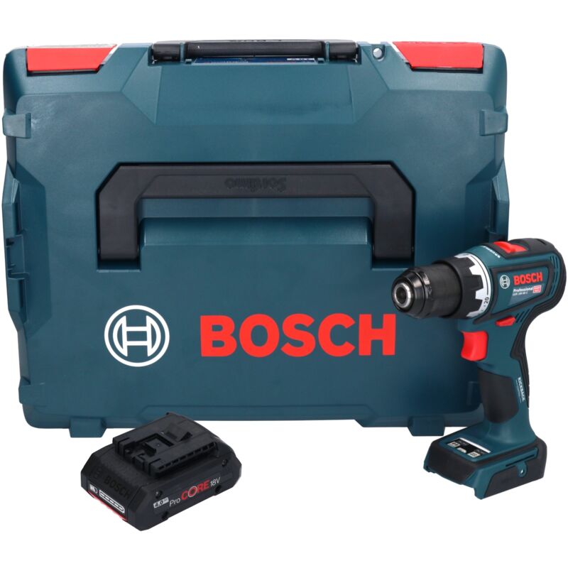 Bosch gsr 18V-90 c Professional Perceuse-visseuse sans fil 18 v 64 Nm Brushless + 1x batterie ProCORE 4,0 Ah + L-Boxx - sans chargeur