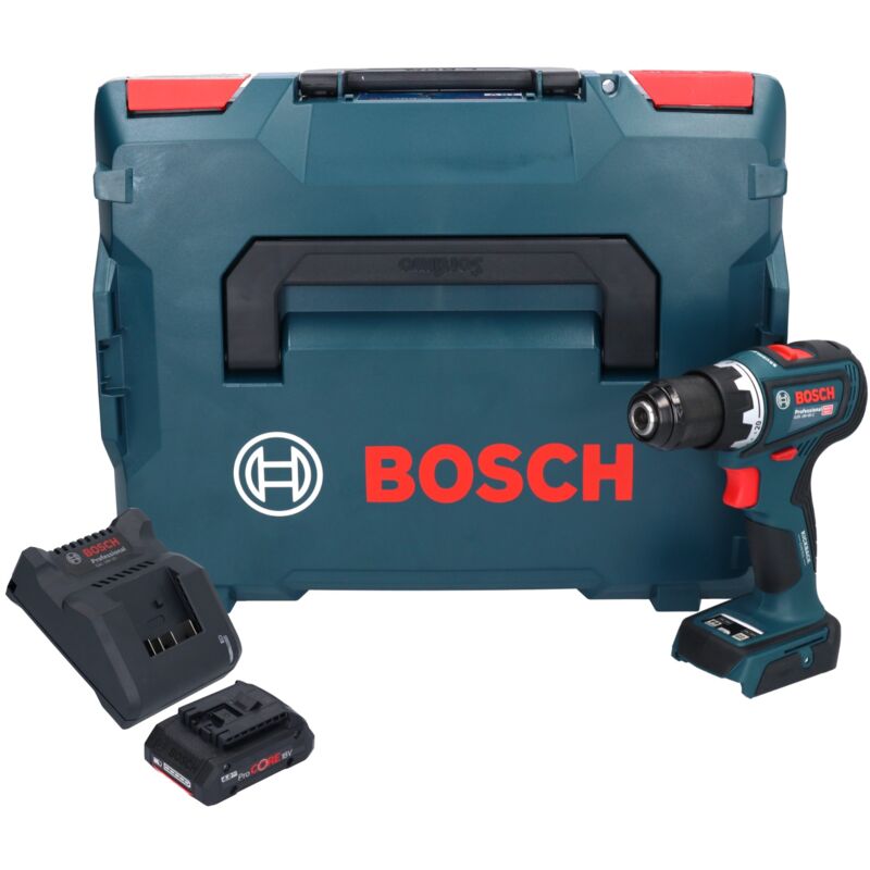 Bosch gsr 18V-90 c Professional Perceuse-visseuse sans fil 18 v 64 Nm Brushless + 1x batterie ProCORE 4,0 Ah + chargeur + L-Boxx