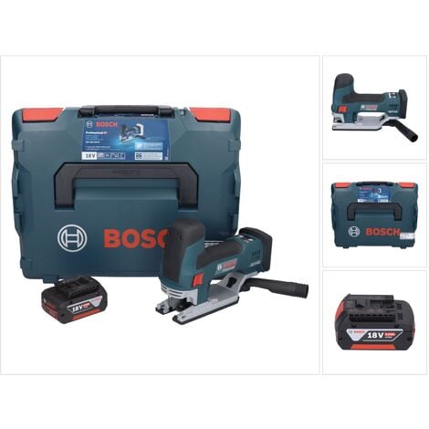 Bosch GST 18V-155 SC Professional Akku Stichsäge 18 V + 1x Akku 5,0 Ah + L-Boxx - ohne Ladegerät