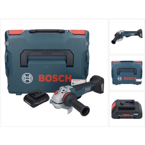 Bosch GWS 18V-10 PC Professional Akku Winkelschleifer 18 V 125 mm Brushless + 1x ProCORE Akku 4,0 Ah + L-Boxx - ohne Ladegerät