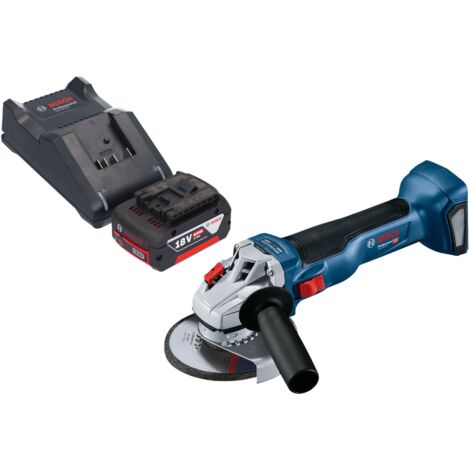 Bosch GWS 18V-10 Professional Meuleuse angulaire sans fil 18 V 125 mm Brushless + 1x batterie 5,0 Ah + chargeur