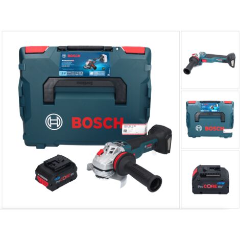 Bosch GWS 18V-10 SC Akku Winkelschleifer 18 V 125 mm Brushless + 1x ProCORE Akku 5,5 Ah + L-Boxx - ohne Ladegerät