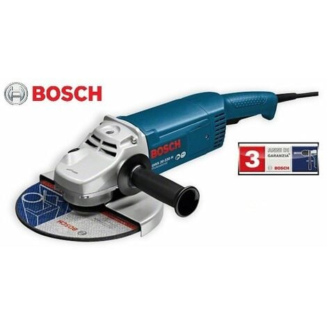 BOSCH GWS 20-230 JH SMERIGLIATRICE ANGOLARE PROFESSIONALE GRANDE MUELA MOUL