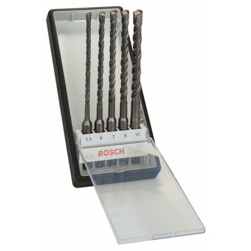 Accessories 2607019929 Hartmetall Hammerbohrer-set 5teilig 5.5 Mm, 6 Mm, 7 Mm, 8 Mm, 10 Mm S - Bosch
