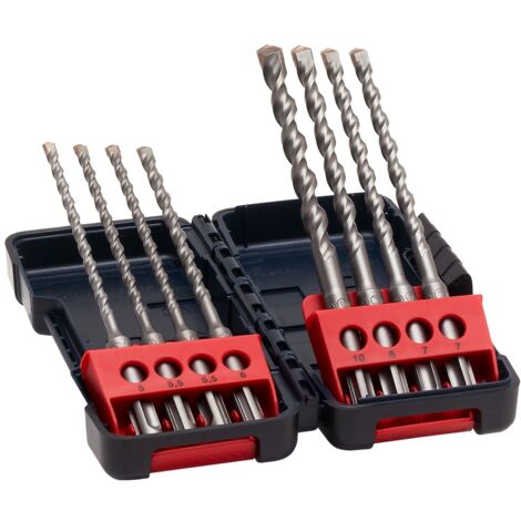 Bosch Hammerbohrer-Set B8 in Tough Box, SDS-plus, 5-10 mm, 8-tlg.