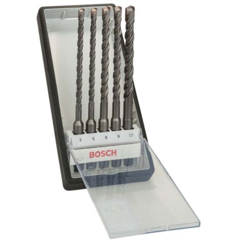 Bosch Hammerbohrer-Set SDS plus-5 Robust Line, 5-teilig, 6 - 10 mm