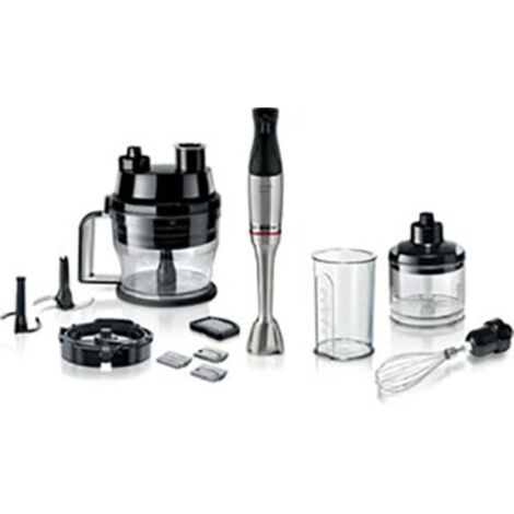 Bosch Haushalt ErgoMaster Serie 6 Stabmixer 1200 W mit Messbecher, mit Mixbecher, Multifunktion, Sch