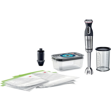Bosch Haushalt MS8CM61V1 Stabmixer 1000 W  Edelstahl, Schwarz