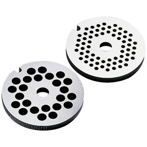 BOSCH MUZ45LS2 DISQUES PERFORÉS POUR HACHOIR À VIANDE MUM4 ET MUM5 ACCESSOIRE POUR ROBOT CULINAIRE MÉTALLIQUE