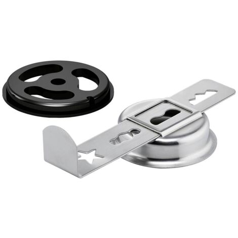 Bosch Haushalt MUZ9SV1 MUZ9SV1 Élément de décoration petits gâteaux pour hachoir acier inoxydable, noir