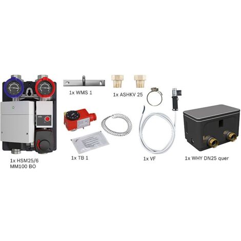 BOSCH Heizkreis-Standardpaket Bopa HKW06, 1 Heizkreis mit hydraulischer Weiche