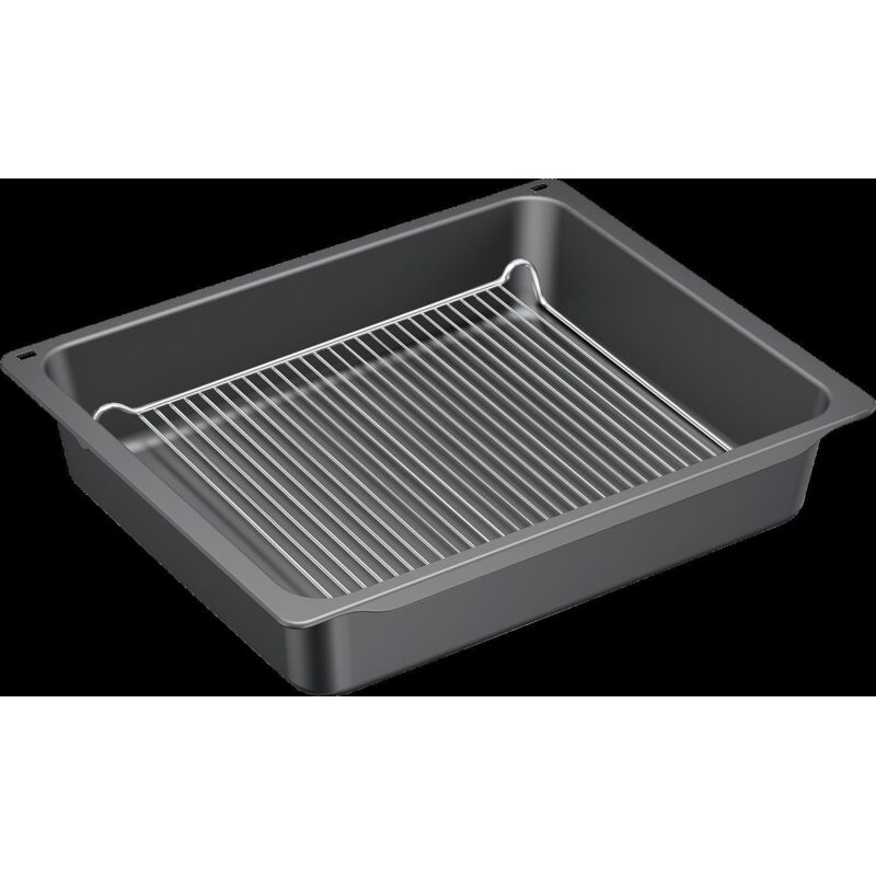 Bosch - Piatto rettangolare nero HZ633070 per Forno Siemens e stufa