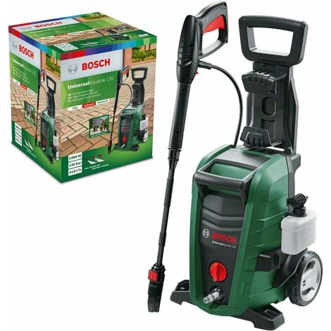 Bosch Home and Garden Hidrolimpiadora de alta presión EasyAquatak 100 Long  Lance (1100 W, manguera 5 m, caudal máx.: 270 l/h, boquilla chorro plano  variable, en caja) : : Jardín