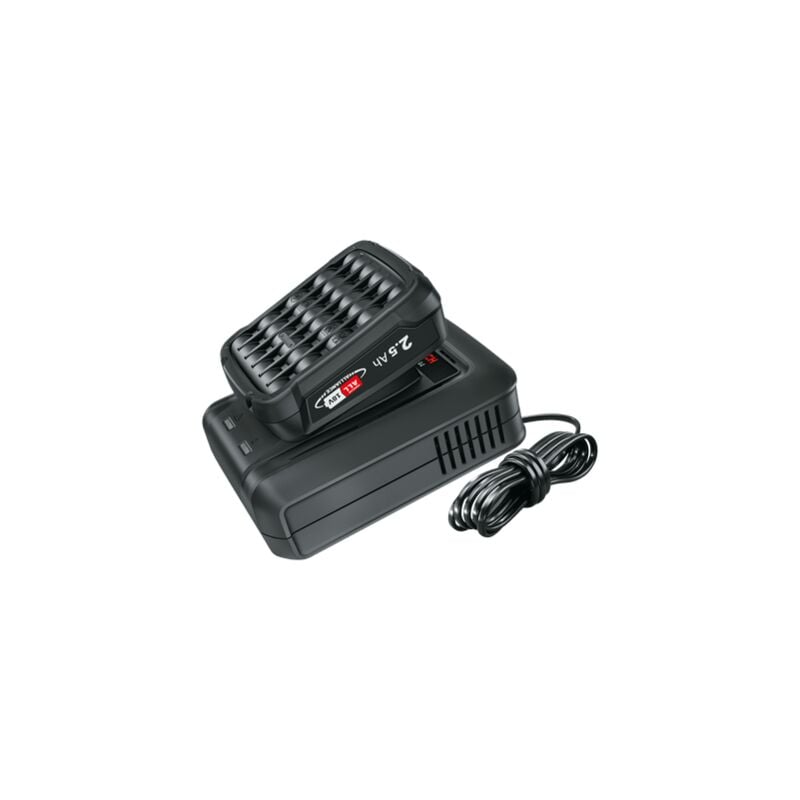 Bosch Hobby - Starter Set 18V (1 batterie 2,5 Ah + al 18V-44) - bosch vert - 1 batterie 2,5 Ah - chargeur - 1600A031T4