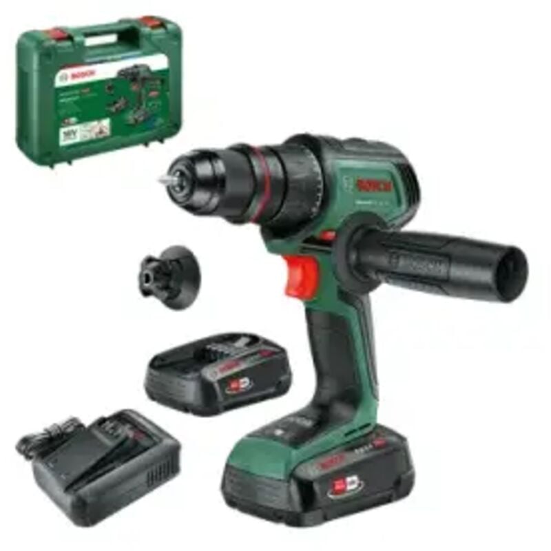 Trapano-avvitatore - AdvancedDrill - 18V-80 - 2 batterie 2,5 Ah - Mandrino metallico removibile - Senza fili