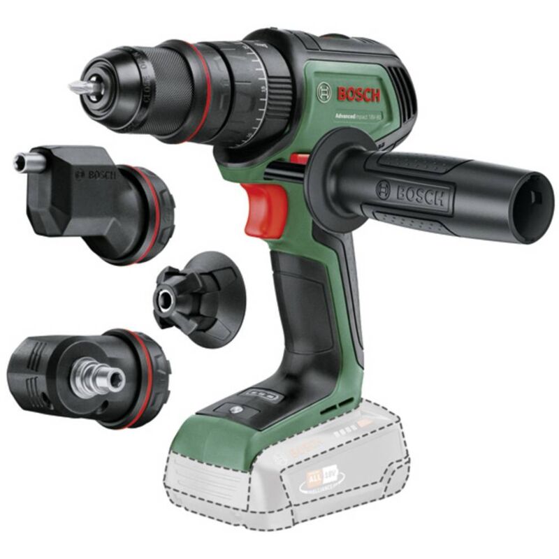 Home and Garden AdvancedImpact 18V-80 QuickSnap -Perceuse à percussion sans fil - Bosch