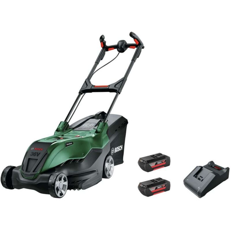 Bosch Akku-Rasenmäher AdvancedRotak 36V-40-650, 2 x Akku 36V 2,0Ah