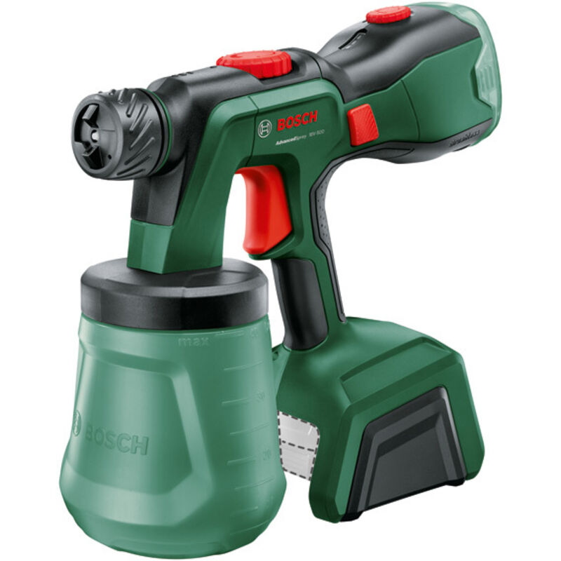 Bosch - Pistola a spruzzo a batteria da 18 v, 1 batteria agli ioni di litio da 4,0 Ah, caricabatterie 0603208201