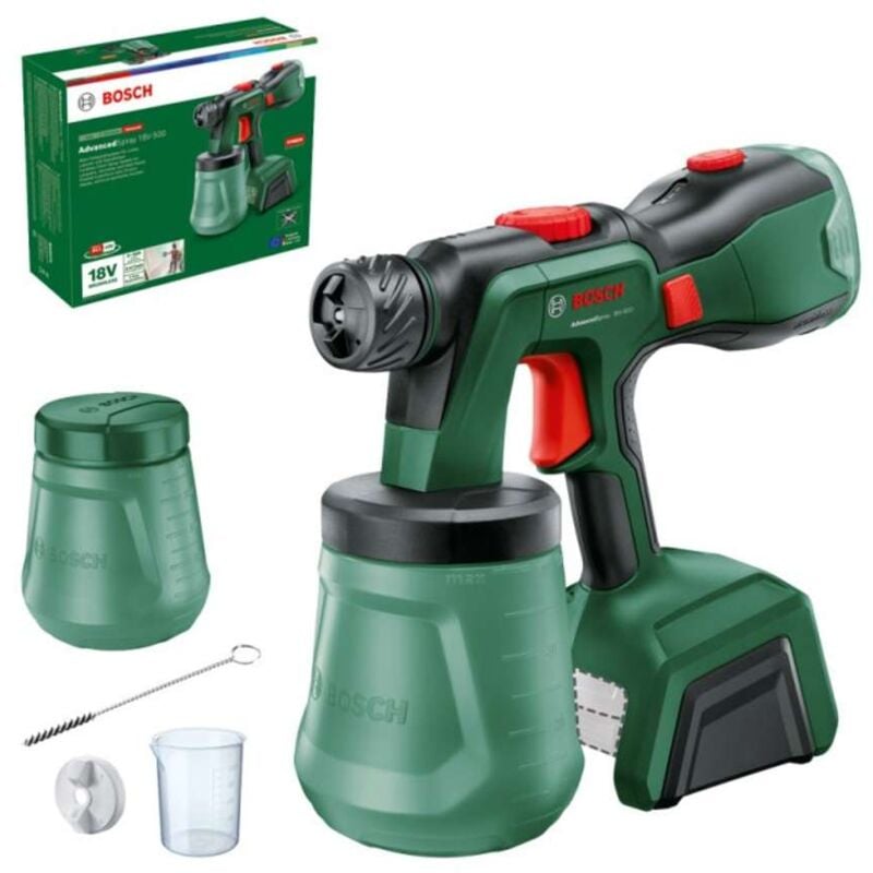 Bosch - Pistolet pulvérisateur sans fil 18V, sans batterie ni chargeur 0603208200