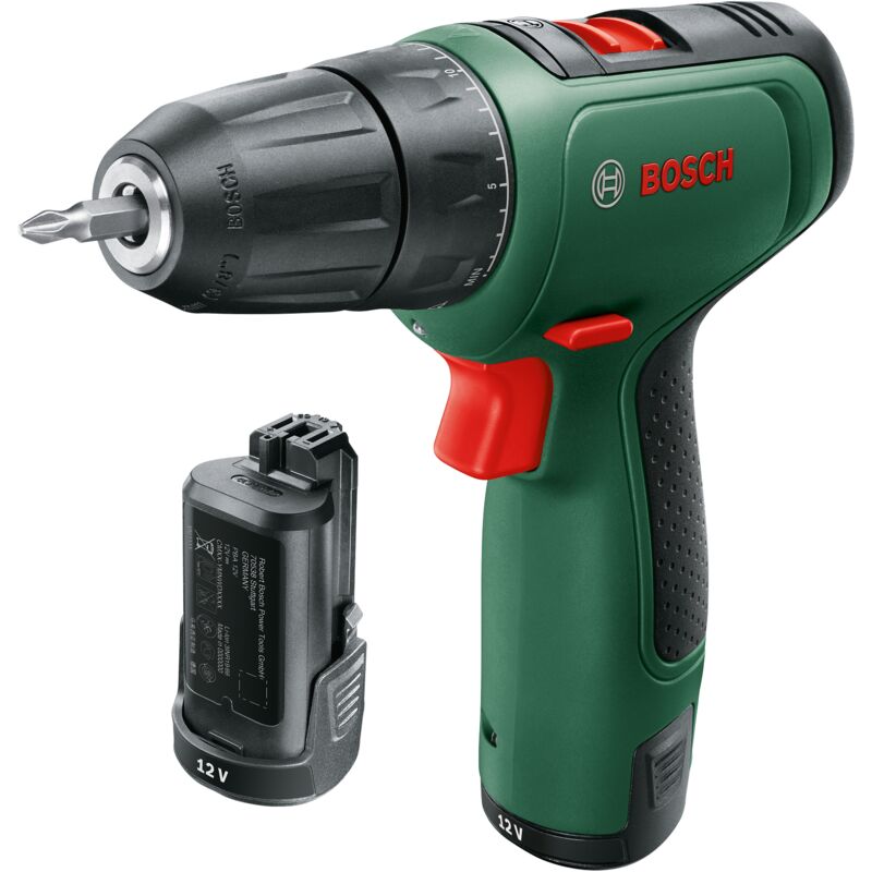Perceuse-visseuse Sans Fil Bosch EasyDrill 1200 – 12V, 30 Nm, 2 Batteries 1.5 Ah