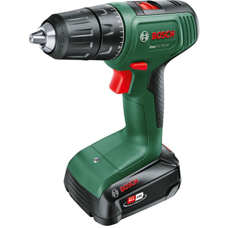 Home and Garden 06039D8006 Trapano avvitatore a batteria 18 v 1.5 Ah Li-Ion incl. batteria ricaricabile, incl. ca - Bosch