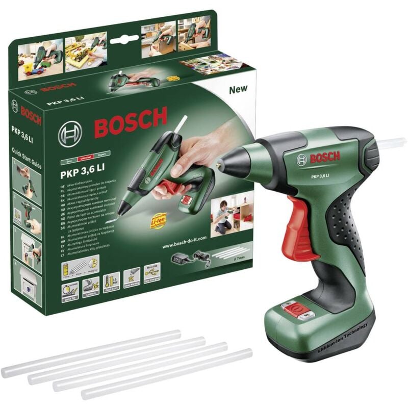 Image of Bosch Home and Garden PKP 3,6 LI Pistola colla a caldo a batteria 7 mm 3.6 V 1 pz.