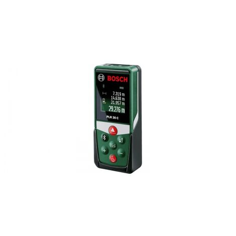 Télémetre laser Bosch - PLR 30 C (Livré avec housse de protection et 2 x 1,5-V-LR03 (AAA))