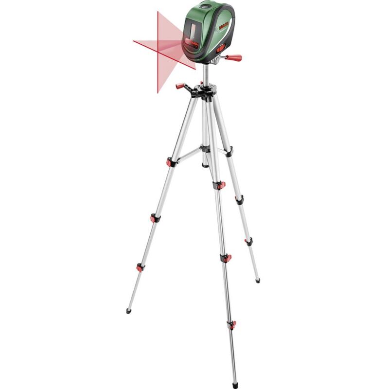 Image of Bosch - Home and Garden UniversalLevel 2 Set Laser a croce autolivellante, incl. treppiede Raggio di azione (max.): 10 m