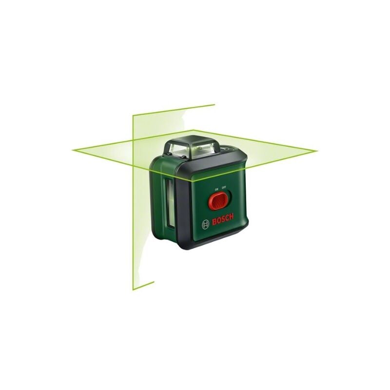 Laser Level de Cross Lines UniversalLevel 360 (lignes laser de verticales + horizontales, incl. 360° pour l'alignement dans toute la pièce, en boîte