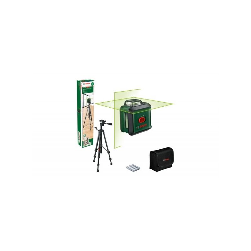 Image of UniversalLevel 360 Set Livella laser multifunzione a 2 linee verdi con treppiede - Bosch Hobby