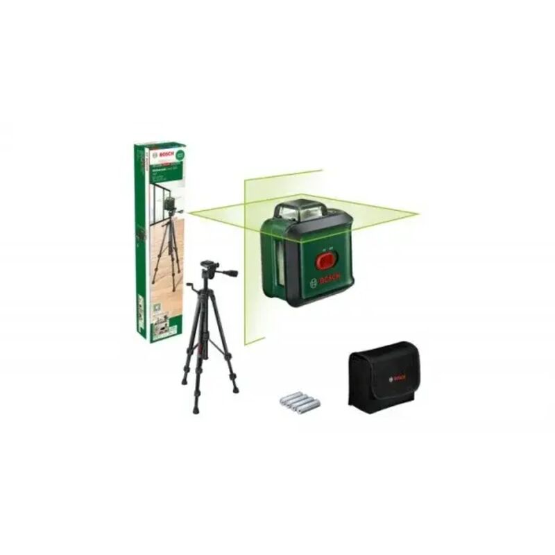 Bosch niveau laser de lignes transversales UniversalLevel 360 avec trépied lignes laser de verticales + horizontales incl. 360° - vue 3
