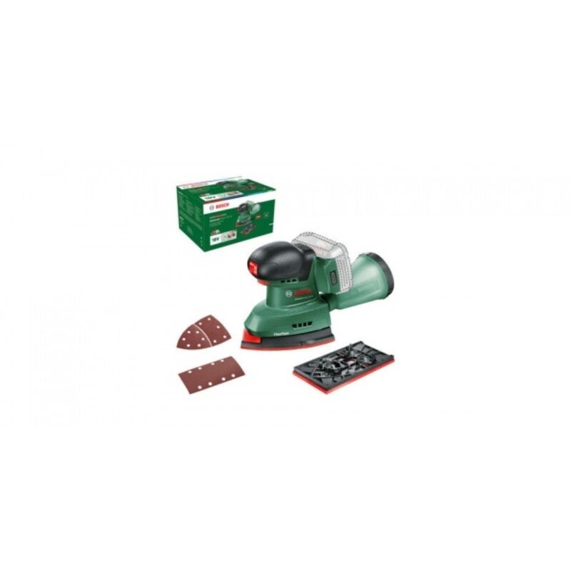 BOSCH - LEVIGATRICE PALMARE A BATTERIA UNIVERSALSANDER 18V-10 Dimensioni platorello: 101 mm x 149 mm