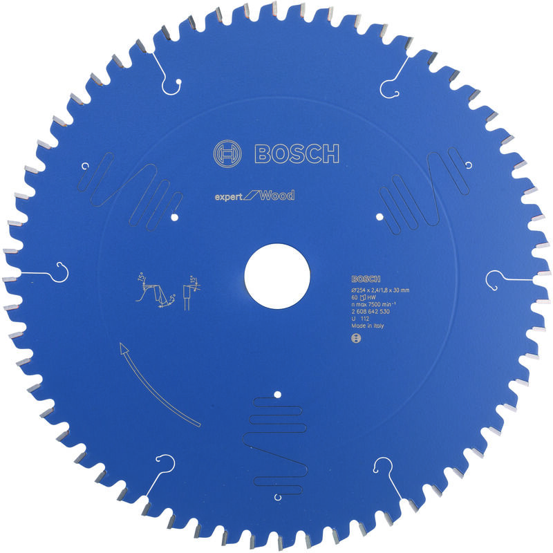 

2608642530 Hoja sierra circular Expert for Wood 254 x 30 x 2,4 mm 60 - Bosch