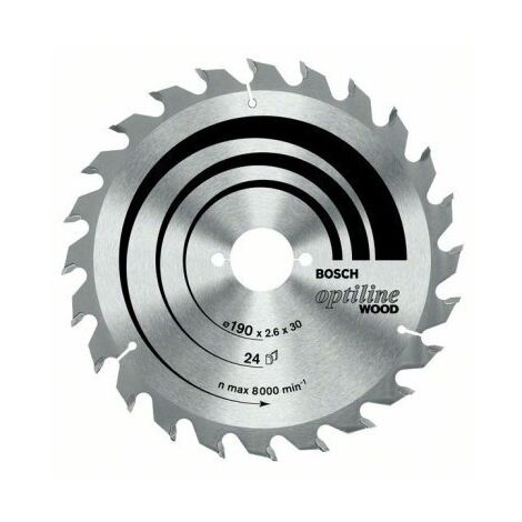 Disco Corte Madera 48 Dientes 190X2,6X30 Mm Widia Bosch