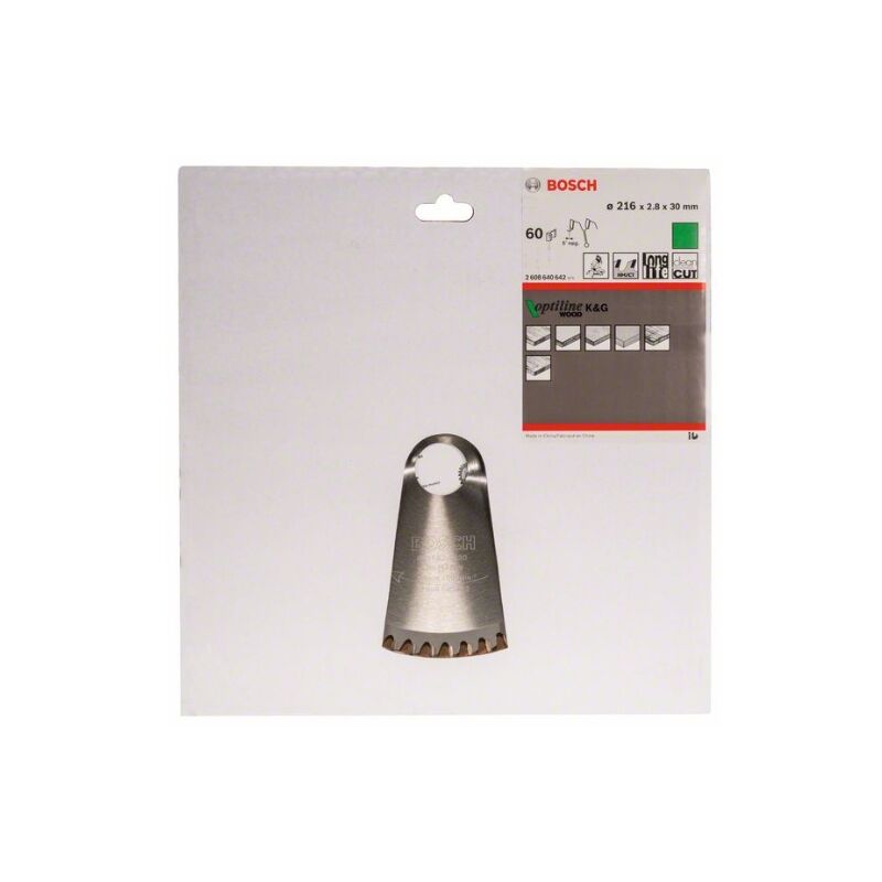 

Hoja De Sierra Circular Op Wo B 216X30-60 - Bosch