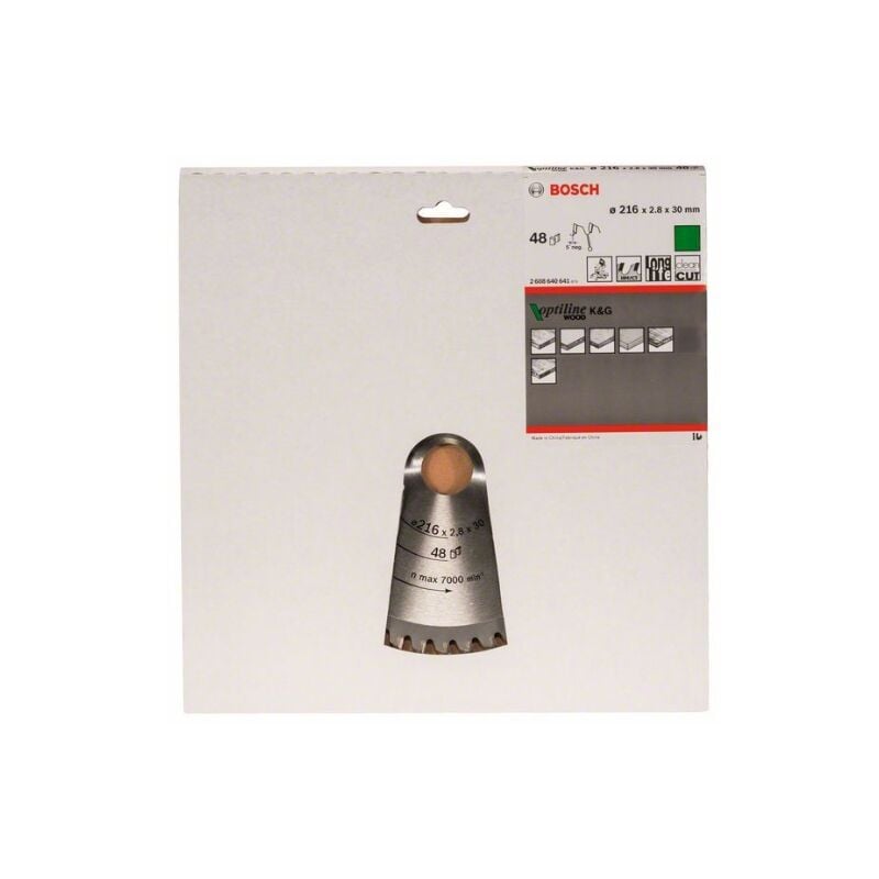 

Hoja De Sierra Circular Op Wo B 216X30-48 - Bosch