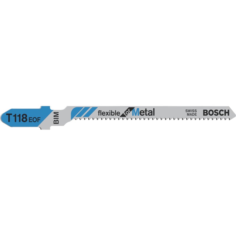 

2608634237 Hoja de sierra de calar T 118 EOF Flexible for Metal - Bosch