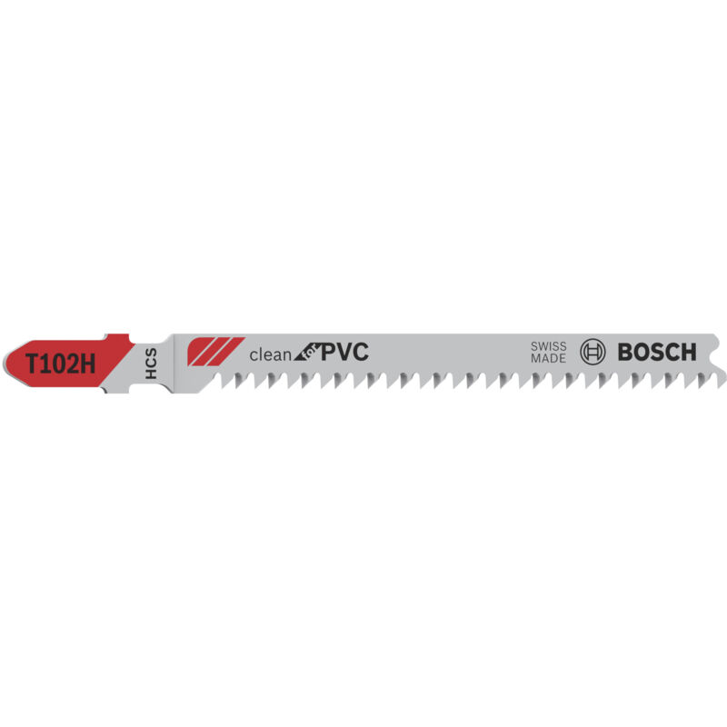 

2608667445 Hoja de sierra de calar T 102 H Clean for PVC - Bosch
