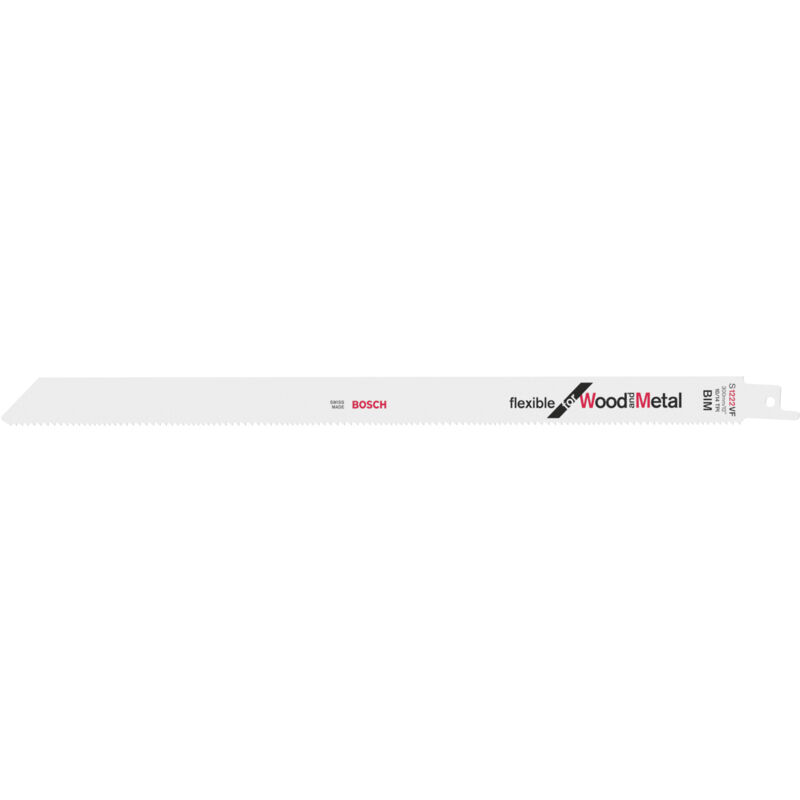 

BOSCH 2608656022 Hoja de sierra sable S 1222 VF Flexible for Wood&Metal