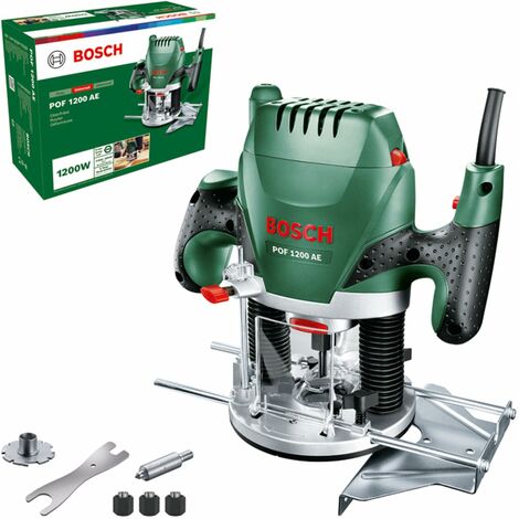 Bosch Home And Garden 060326A100 POF 1200 AE Fresatrice, 1200 W, 230 V, Multicolore, 1 Pezzo
