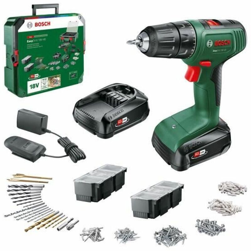 Confezione Trapano-avvitatore a batteria Bosch EasyDrill 18V-40 Home and Garden