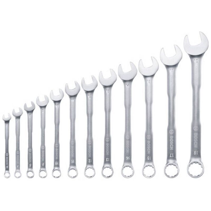Utensili - Set di chiavi ad anello a cricchetto da 12 pezzi 1600A02Z9D - Bosch