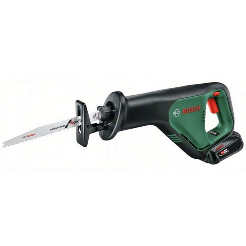 Utensili - Sega alternativa diritta a batteria da 18 v, 1 batteria agli ioni di litio da 2,5 Ah, caricabatterie 06033B2403 - Bosch