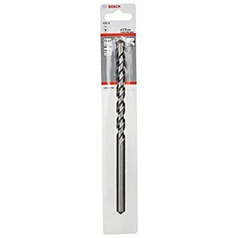 Bosch Home and Garden BOSCH 2608597684 - Punta per Calcestruzzo CYL-3 Pietra, Calcestruzzo: 12 x 150 x 200, Nero, Diametro 12 x 150 x 200 mm