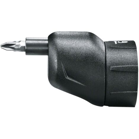 Bosch Home and Garden Bosch IXO Adattatore Angolare Off-Set, Nero, 7.0 cm x 4.5 cm x 7.5 cm