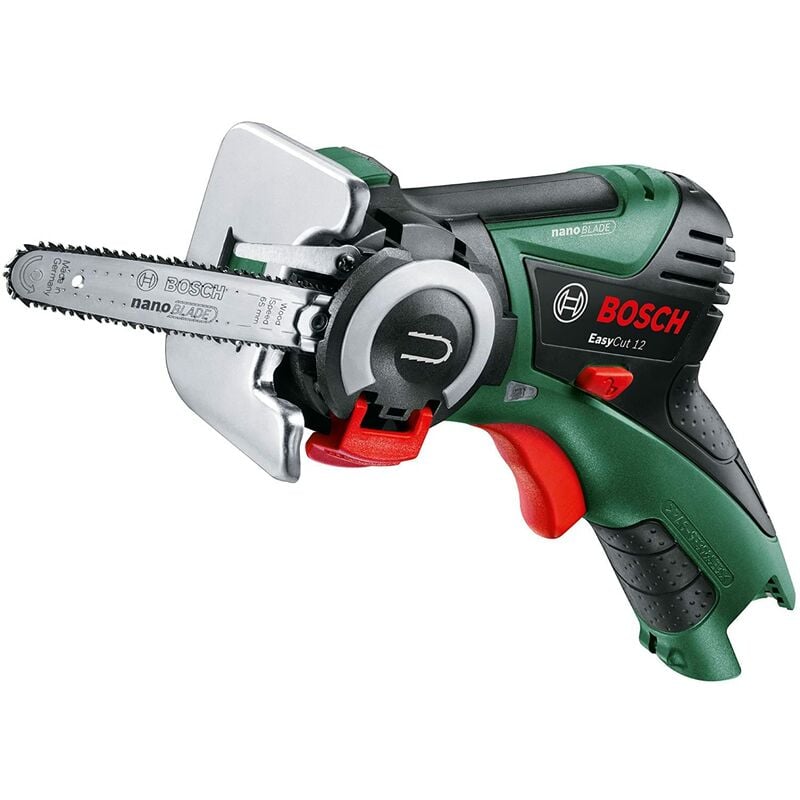 Bosch Home and Garden EasyCut 12, senza Batteria, Sistema da 12 Volt, Tecnologia Nanoblade, in Cartone