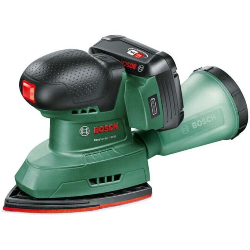 Bosch - Home and Garden EasySander 18V-8 06033E3002 Ponceuse multifonction + batterie, + chargeur 18 v 2.5 Ah Nombre d'ac