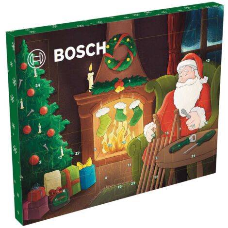 Bosch Home and Garden Handwerkzeug Adventskalender 2024, 33-tlg. + Tasche